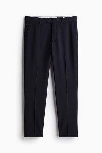 Anzughose aus Seersucker in Slim Fit Marineblau, Anzughosen Größe 46. Farbe: - H&M - Modalova