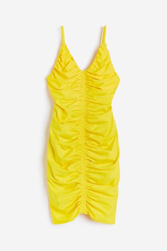 Bodycon-Kleid mit Raffungen Gelb, Party kleider in Größe M. Farbe: - H&M - Modalova