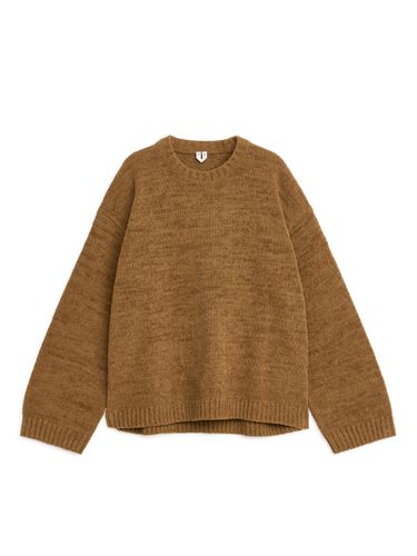 Lockerer Pullover aus Baumwollmischgewebe Braun in Größe XS/S. Farbe: - Arket - Modalova