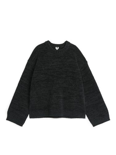 Lockerer Pullover aus Baumwollmischgewebe Dunkelgrau in Größe XS/S. Farbe: - Arket - Modalova