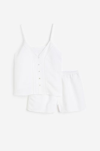 Pyjama aus Leinenmix Weiß, Pyjama-Sets in Größe XL. Farbe: - H&M - Modalova