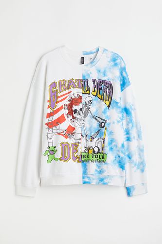 Sweatshirt mit Print Weiß/Grateful Dead, Sweatshirts in Größe XL. Farbe: - H&M - Modalova