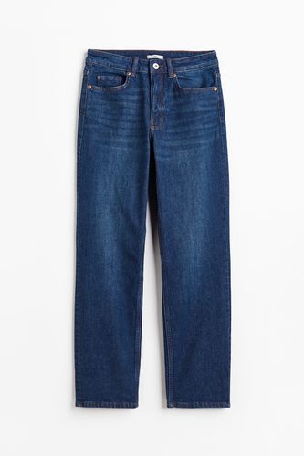 Slim Regular Ankle Jeans Dunkelblau, Straight in Größe 32. Farbe: - H&M - Modalova