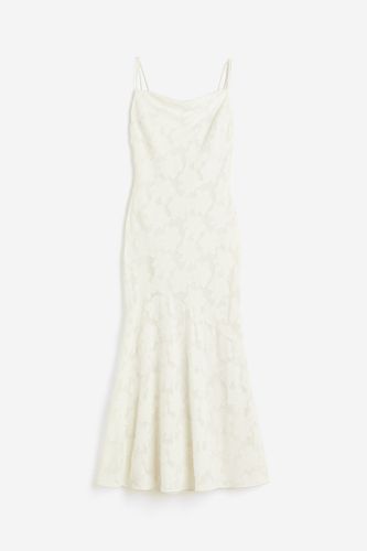 Kleid aus Jacquardstoff Cremefarben, Alltagskleider in Größe 50. Farbe: - H&M - Modalova