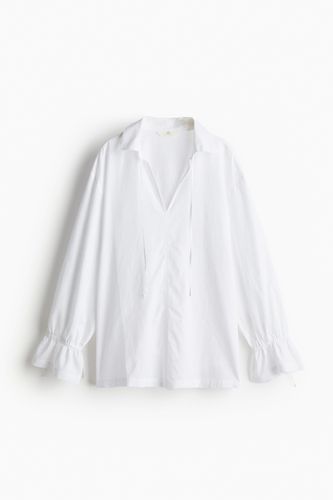 Bluse aus Leinenmix Weiß, Blusen in Größe XS. Farbe: - H&M - Modalova