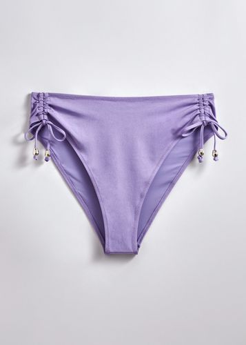 Bikinihose mit hohem Beinausschnitt Flieder, Bikini-Unterteil in Größe 38. Farbe: - & Other Stories - Modalova