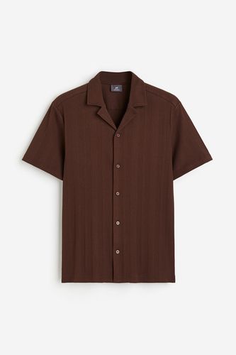 Geripptes Freizeithemd in Regular Fit Braun, Freizeithemden Größe XS. Farbe: - H&M - Modalova