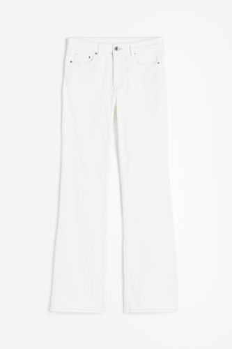 Bootcut High Jeans Weiß, Straight in Größe 42. Farbe: - H&M - Modalova