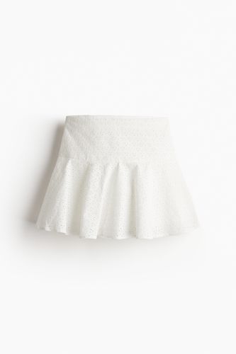 Ausgestellter Minirock Weiß, Röcke in Größe 40. Farbe: - H&M - Modalova