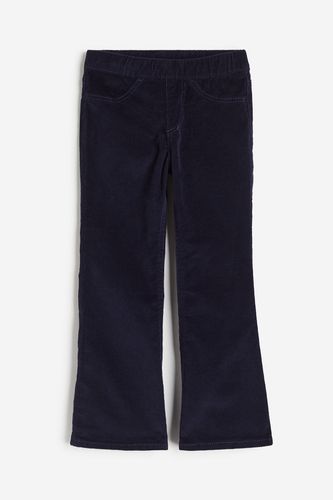 Pull-on-Schlaghose aus Cord Dunkelblau, Hosen in Größe 98. Farbe: - H&M - Modalova