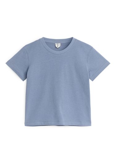 T-Shirt mit Rundhalsausschnitt Taubenblau, T-Shirts & Tops in Größe 98/104. Farbe: - Arket - Modalova