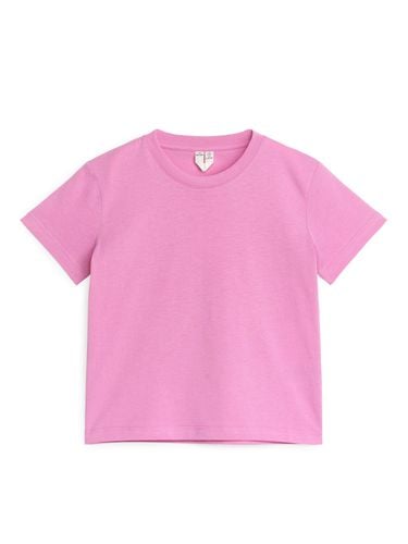 T-Shirt mit Rundhalsausschnitt Rosa, T-Shirts & Tops in Größe 134/140. Farbe: - Arket - Modalova