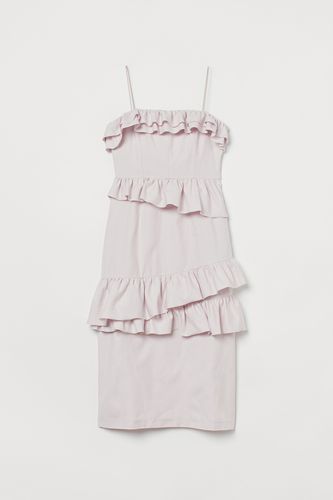 Kleid mit Volants Hellrosa, Alltagskleider in Größe 40. Farbe: - H&M - Modalova