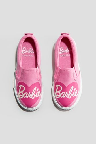 Slipper aus bedrucktem Canvas Rosa/Barbie, Sneakers in Größe 31. Farbe: - H&M - Modalova