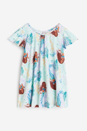 Jerseykleid mit Print Mintgrün/Kleine Meerjungfrau, Kleider in Größe 92. Farbe: - H&M - Modalova
