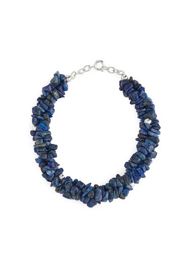 Armband mit Edelsteinen Blau/Silberfarben, Armbänder in Größe M/L. Farbe: - Arket - Modalova