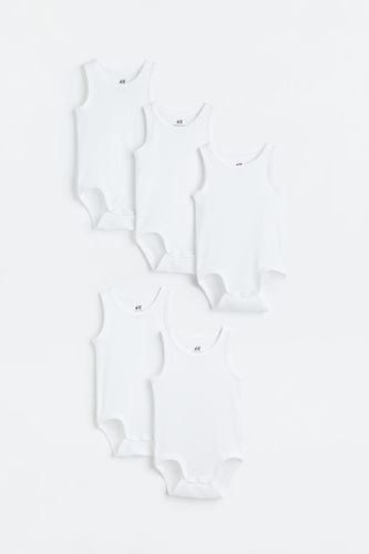 Er-Pack Baumwollbodys Weiß in Größe 50. Farbe: - H&M - Modalova