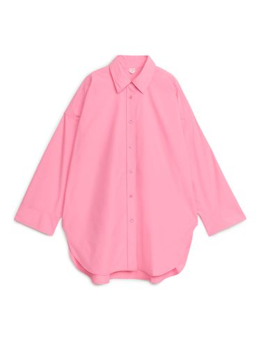 Oversized-Hemd aus Popeline Rosa, Freizeithemden in Größe 34. Farbe: - Arket - Modalova