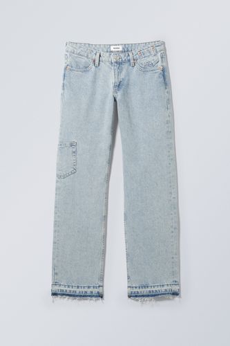 Dekonstruierte Jeans Modulate Prächtiges Blau, Straight in Größe W 24. Farbe: - Weekday - Modalova