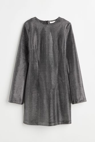 Figurbetontes Kleid Grau, Alltagskleider in Größe 40. Farbe: - H&M - Modalova