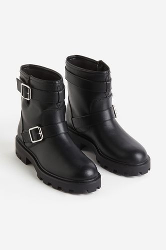 Chunky Boots Schwarz, Stiefel in Größe 38. Farbe: - H&M - Modalova