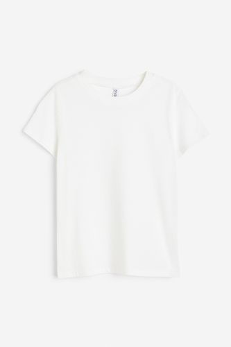 Figurbetontes T-Shirt Weiß in Größe XL. Farbe: - H&M - Modalova