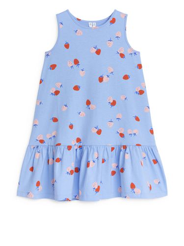 Jerseykleid mit Rüschen Hellblau/Erdbeere, Kleider in Größe 86/92. Farbe: - Arket - Modalova