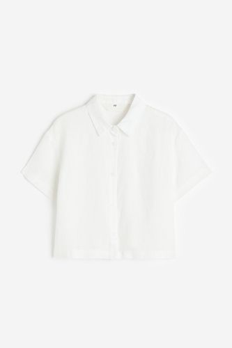 Leinenbluse Weiß, Hemden & Blusen in Größe 134. Farbe: - H&M - Modalova