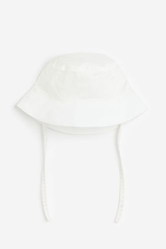 Bucket Hat aus Baumwolle Weiß, Hut in Größe 74/80. Farbe: - H&M - Modalova
