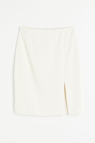 Bleistiftrock Weiß, Röcke in Größe 42. Farbe: - H&M - Modalova
