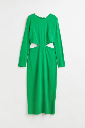 Bodycon-Kleid mit Cut-outs Grün, Alltagskleider in Größe XXL. Farbe: - H&M - Modalova