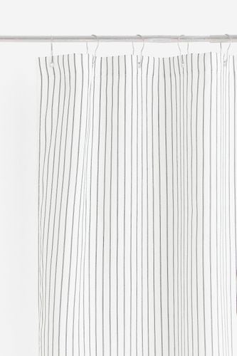 Gestreifter Duschvorhang Weiß/Gestreift, Duschvorhänge in Größe 180x200 cm. Farbe: - H&m Home - Modalova