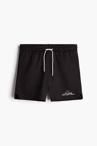 Mesh-Shorts in Regular Fit Schwarz Größe XS. Farbe: - H&M - Modalova