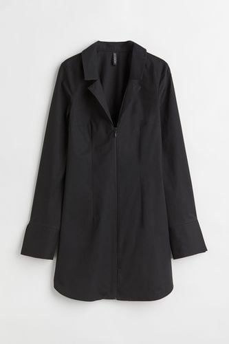 Kurzes Blusenkleid Schwarz, Alltagskleider in Größe 34. Farbe: - H&M - Modalova