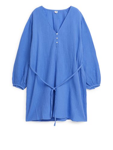 Minikleid aus Baumwolle Blau, Alltagskleider in Größe 42. Farbe: - Arket - Modalova