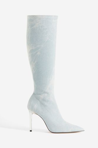 Kniehohe Stiefel Helles Denimblau in Größe 40. Farbe: - H&M - Modalova