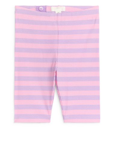 Gerippte Radlerhose aus Jersey Flieder/Pink, Shorts in Größe 86/92. Farbe: - Arket - Modalova