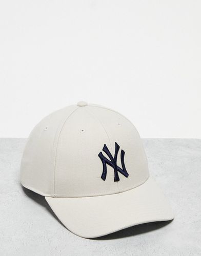 MLB NY Yankees - Cappello con visiera écru con ricamo blu navy - 47 Brand - Modalova
