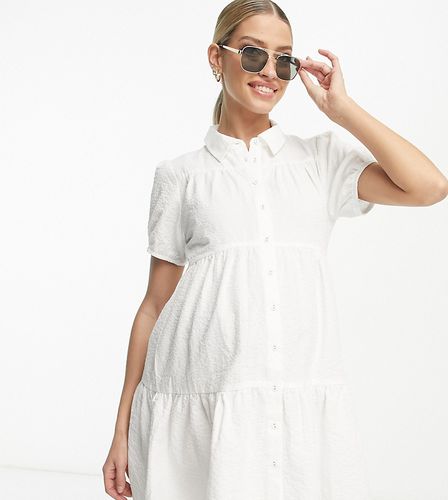 Cotton On Maternity - Vestito camicia a balze testurizzato - Cotton:On - Modalova