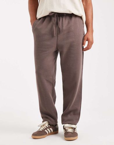 Pantalon de jogging baggy resserré aux chevilles - Chocolat délavé - Cotton On - Modalova