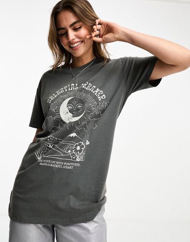 Cotton On - T-shirt comoda con stampa celestiale - Cotton:On - Modalova