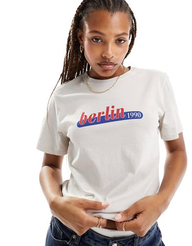Cotton On - T-shirt oversize con stampa grafica "berlin" stile rétro - Cotton:On - Modalova