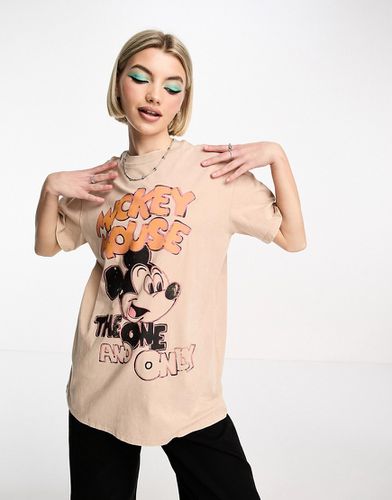 Cotton On - T-shirt oversize con stampa "Mickey Mouse" - Cotton:On - Modalova
