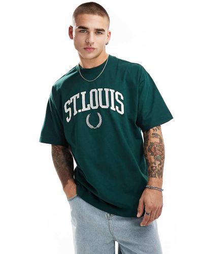 Cotton On - T-shirt squadrata con scritta "St Louis" - Cotton:On - Modalova