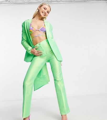 Pantaloni eleganti verdi in coordinato - Collusion - Modalova