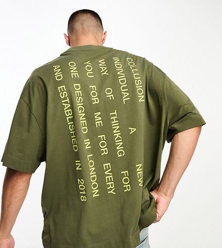 T-shirt con grafica stampata - Collusion - Modalova