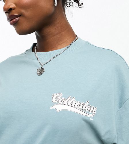 Unisex - T-shirt con logo stile college - Collusion - Modalova