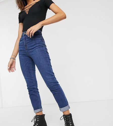 X011 - Mom jeans slim stone wash scuro - Collusion - Modalova