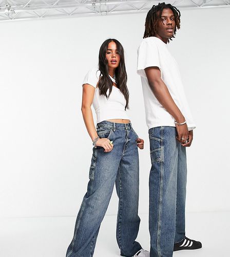 X016 - Jeans unisex lavaggio vintage - Collusion - Modalova