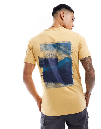 Rapid Ridge - T-shirt color cammello con stampa sul retro - Columbia - Modalova